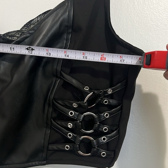 Fashion Nova Black Corset Top - Picture 4 of 8